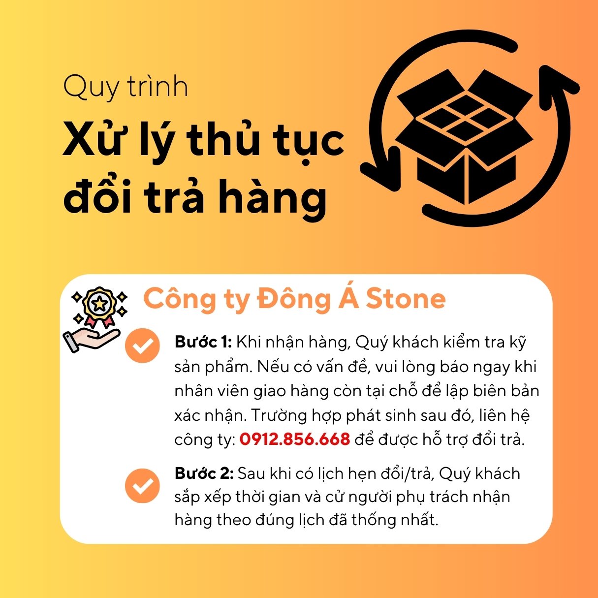 Chính Sách Đổi – Trả Hàng Hóa