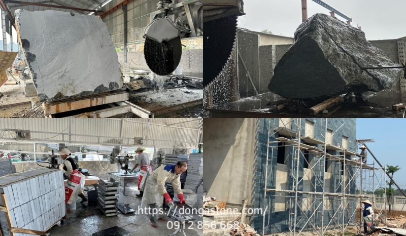 Đông Á Stone cung cấp đá xanh Thanh Hóa chất lượng đạt tiêu chuẩn ISO 9001:2015.