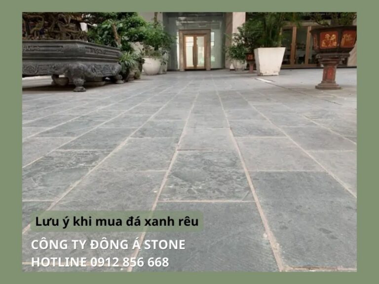 Những sai lầm và lưu ý khi chọn đá xanh rêu phù hợp cho từng hạng mục công trình. 