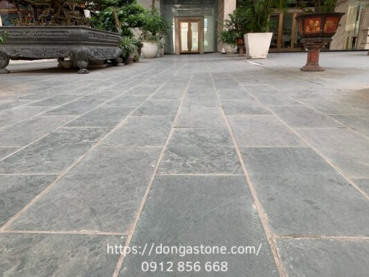 Quy trình thi công lát nền bằng đá xanh rêu Thanh Hóa chuẩn kỹ thuật từ chuyên gia
