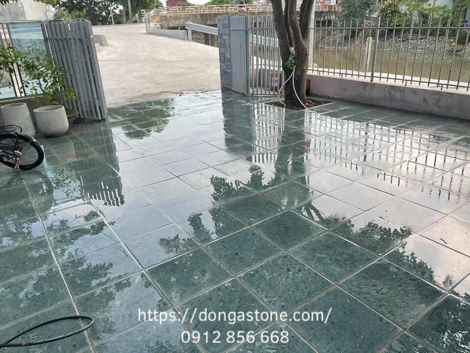 Cách chọn đá Xanh Thanh Hóa ốp tường & lát sân hợp phong thủy